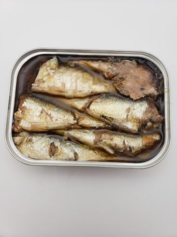 Image of Mouettes d'arvor sardines in olive oil and chili open tin