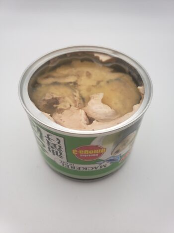Image of Nissui mackerel in olive oil open tin