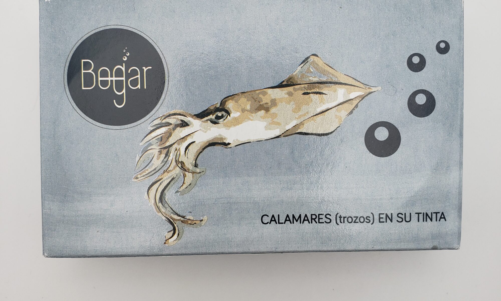 Image of Bogar squid pieces in ink