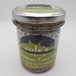 Image of Coles tuna fillets in olive oil with oregano