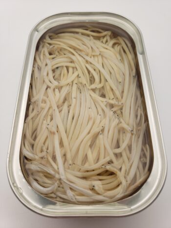 Image of Espinaler premium baby eels open tin