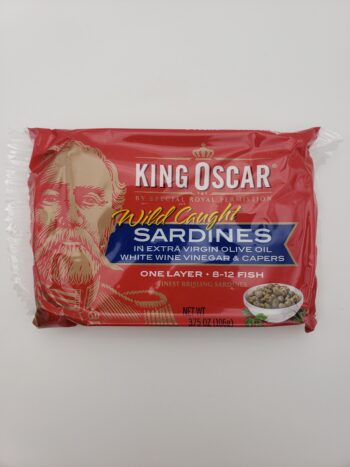 Image of king oscar sardines with vinegar and capers