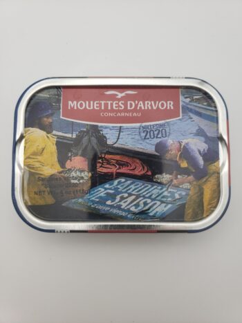 Image of Mouettes d'arvor vintage sardines millesime 2020