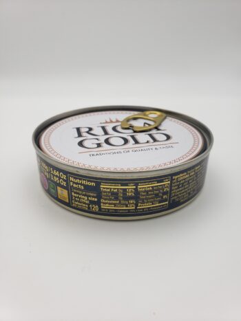 Image of Riga Gold Sprats 10/12 side label