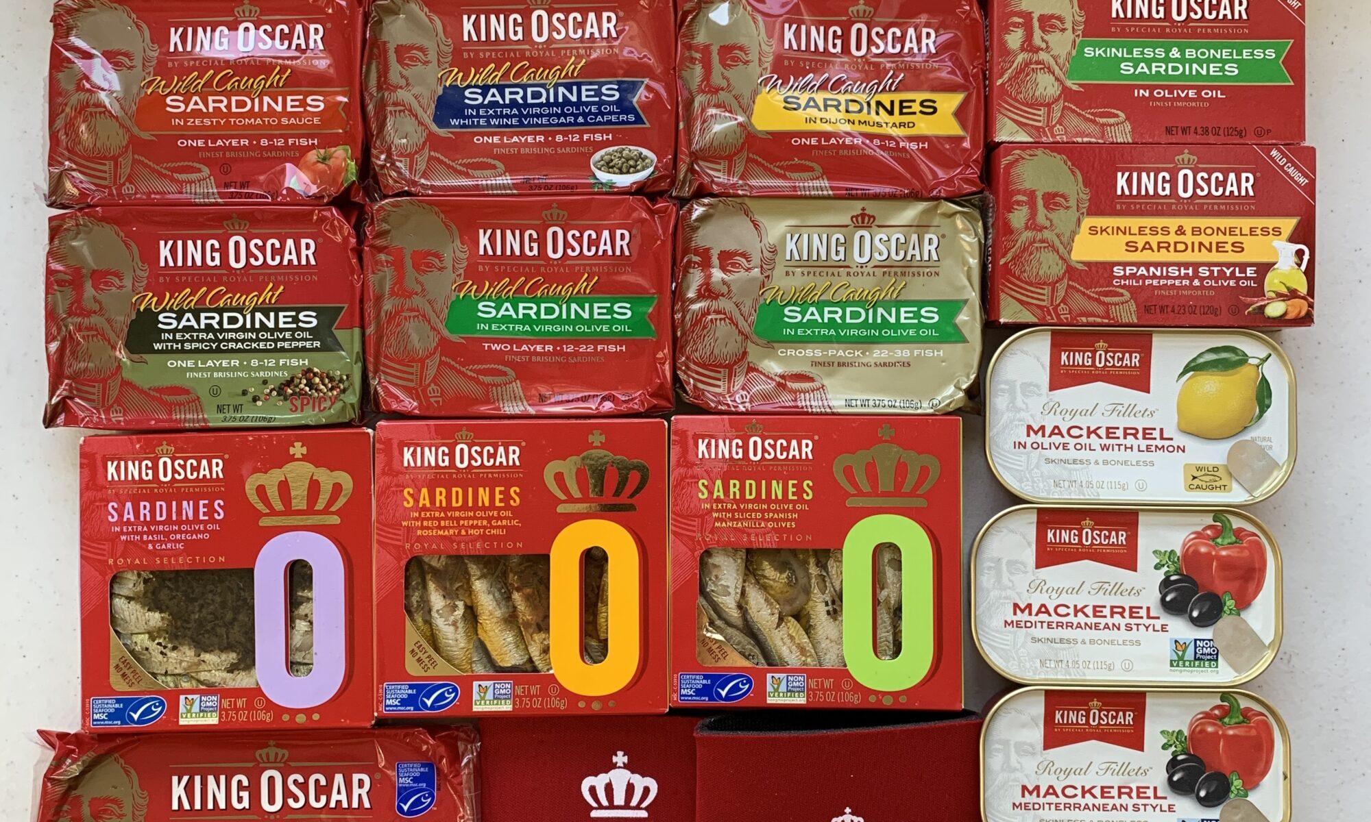 Image of the contents of the Combo Pack: King Oscar One Stop Shop