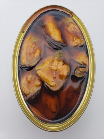 Image of Espinaler premium mussels 6/8 open tin