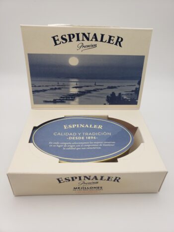 Image of Espinaler premium mussels 6/8 open box