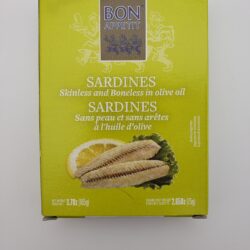 Image of bon appetit skinless boneless sardines