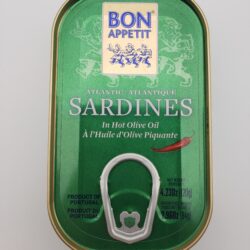Image of bon appetit sardines in hot olive oil