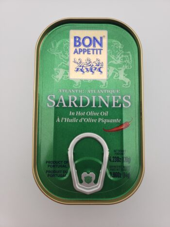 Image of bon appetit sardines in hot olive oil