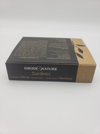 Image of Groix & Nature Sardines in Olive OIl side of box