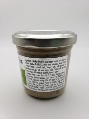 Image of Groix & Nature smoked mackerel rillettes label