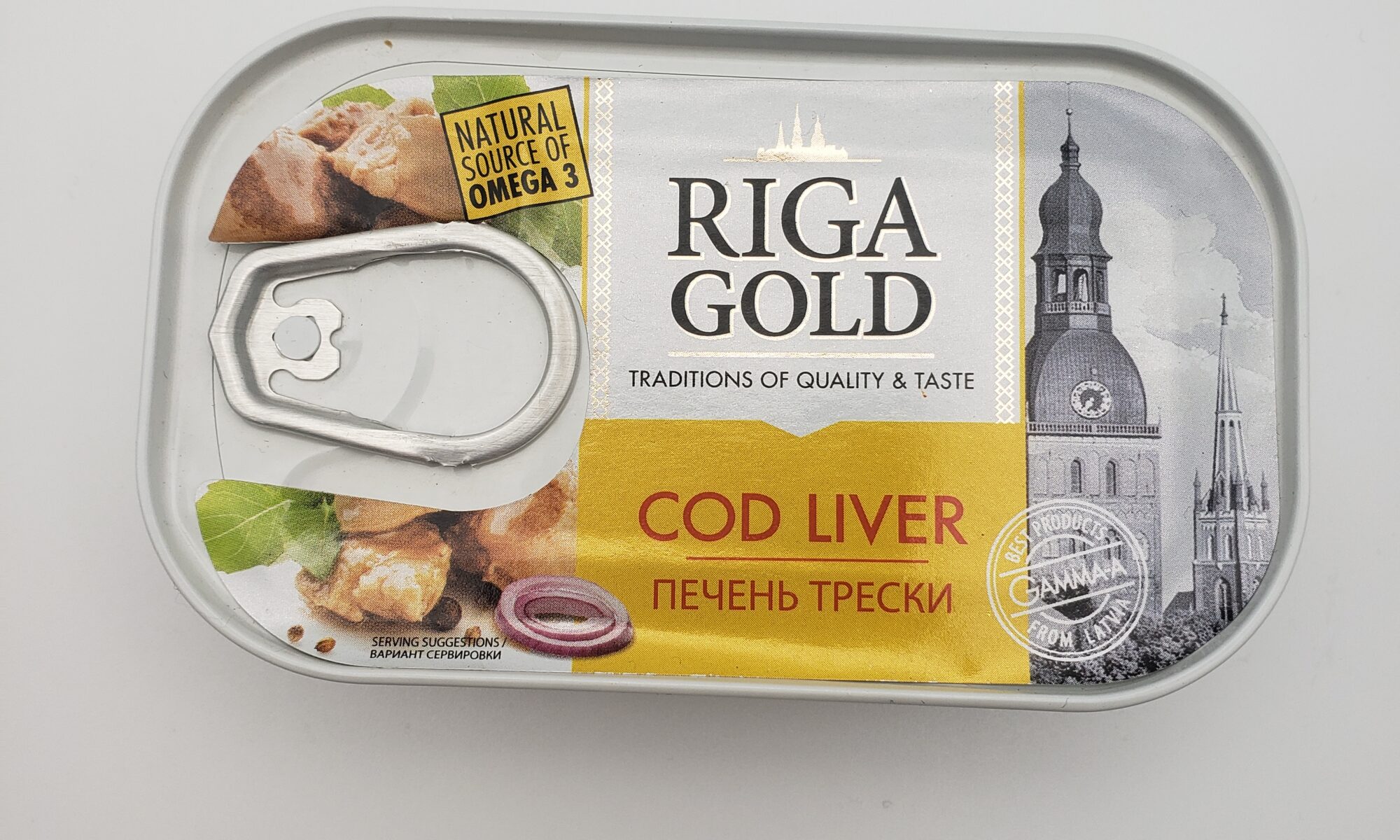 Image of Riga Gold cod liver tin
