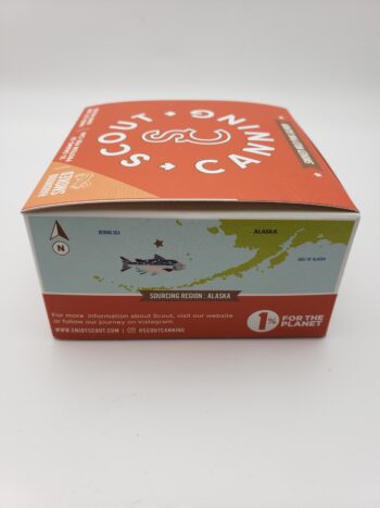 Image of Scout smoked wild pink salmon side of box