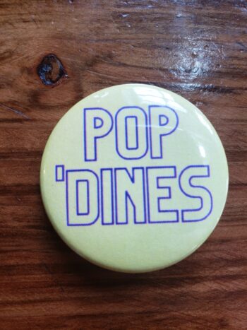 image of pop dines yellow button
