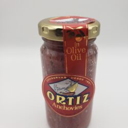 Image of Ortiz anchovies in extra virgin olive oil jar