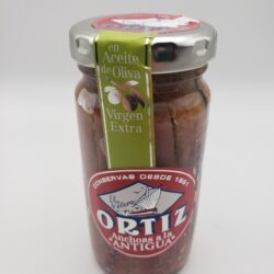 Image of Ortiz anchovies in extra virgin olive oil jar