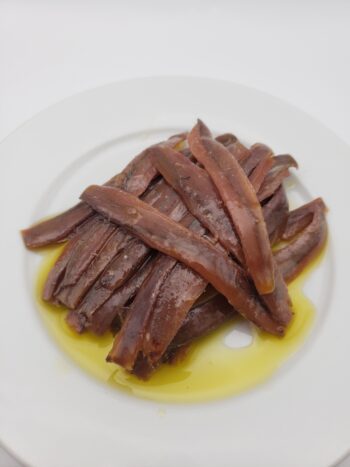Image of el capricho anchovies on plate
