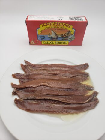Image of Callol Serrat anchovies on pate with box