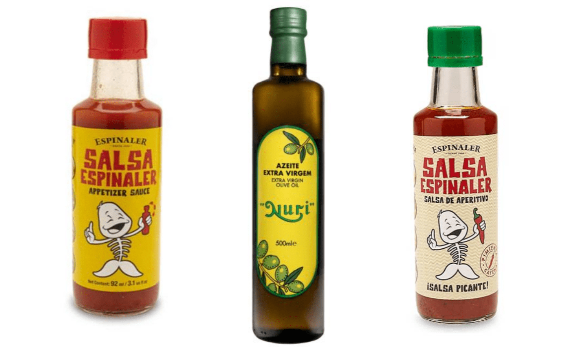 Header image of espinaler sauce and nuri olive oil