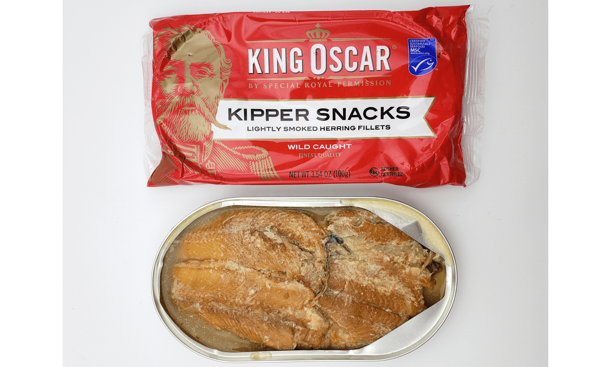 Header image of king oscar kipper snacks
