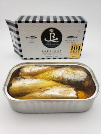 Image of Real Conservas sardines 3/5 open tin