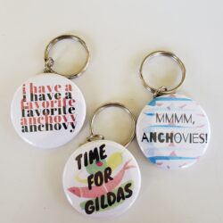 Image of anchovy keychains