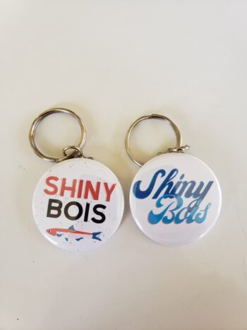Image of shiny bois keychains