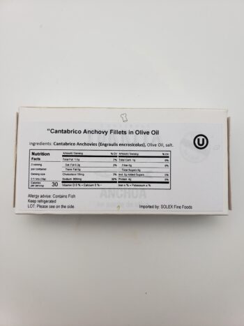 Image of Yurrita anchoa back label
