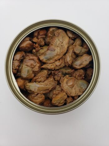 Image of Mary Manette smoked oysters opened tin