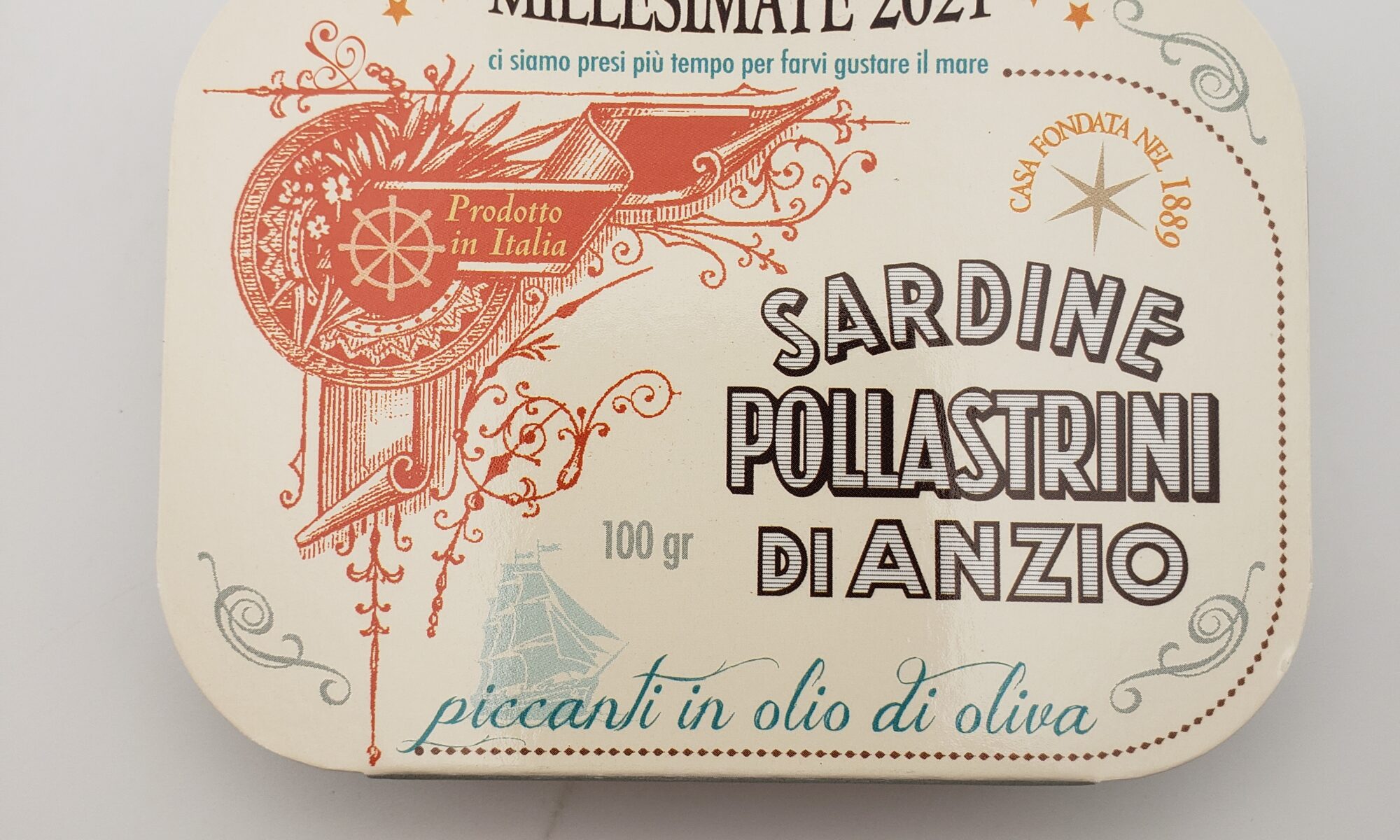 Image of Pollastini vintage spiced sardines
