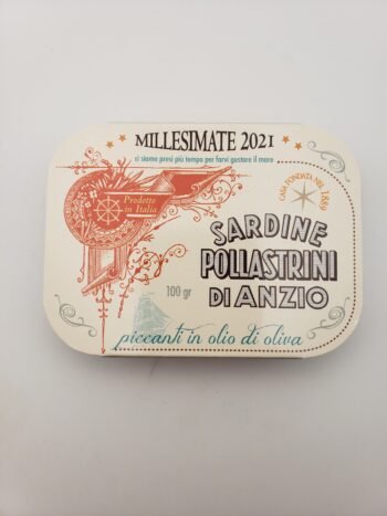 Image of Pollastini vintage spiced sardines