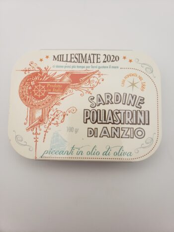Image of Pollastrini vintage 2020 spicy sardines