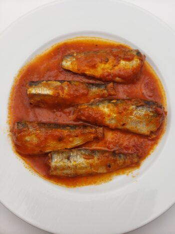 Image of Ferrigno sardines a la tropezienne on plate