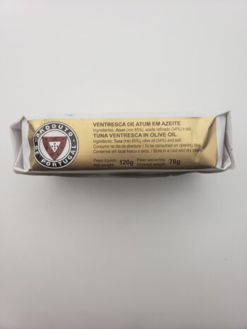 Image of MInerva ventresca de atum em azeite side label