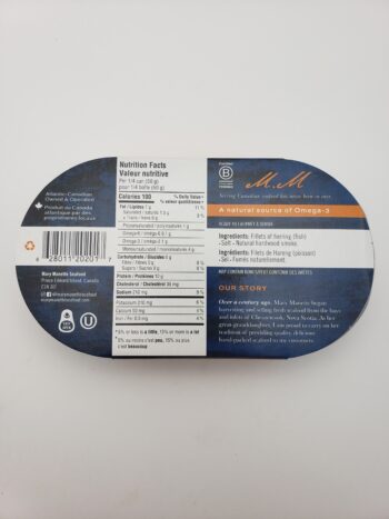 Image of Mary Manette smoked herring back label