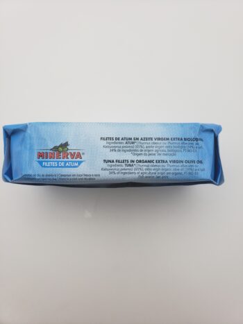 Image of Minerva skipjack tuna filets side label