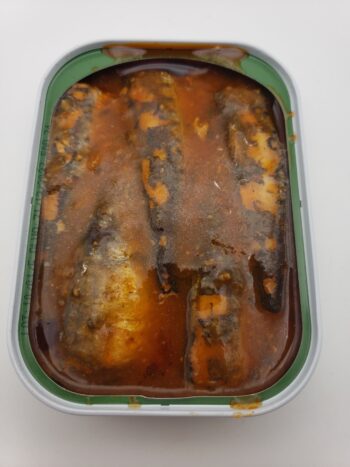 Image of Ferrigno sardines in escabeche open tin