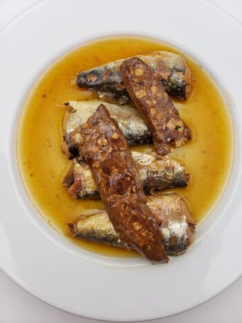Image of Ferrigno sardines aux figatelli on plate