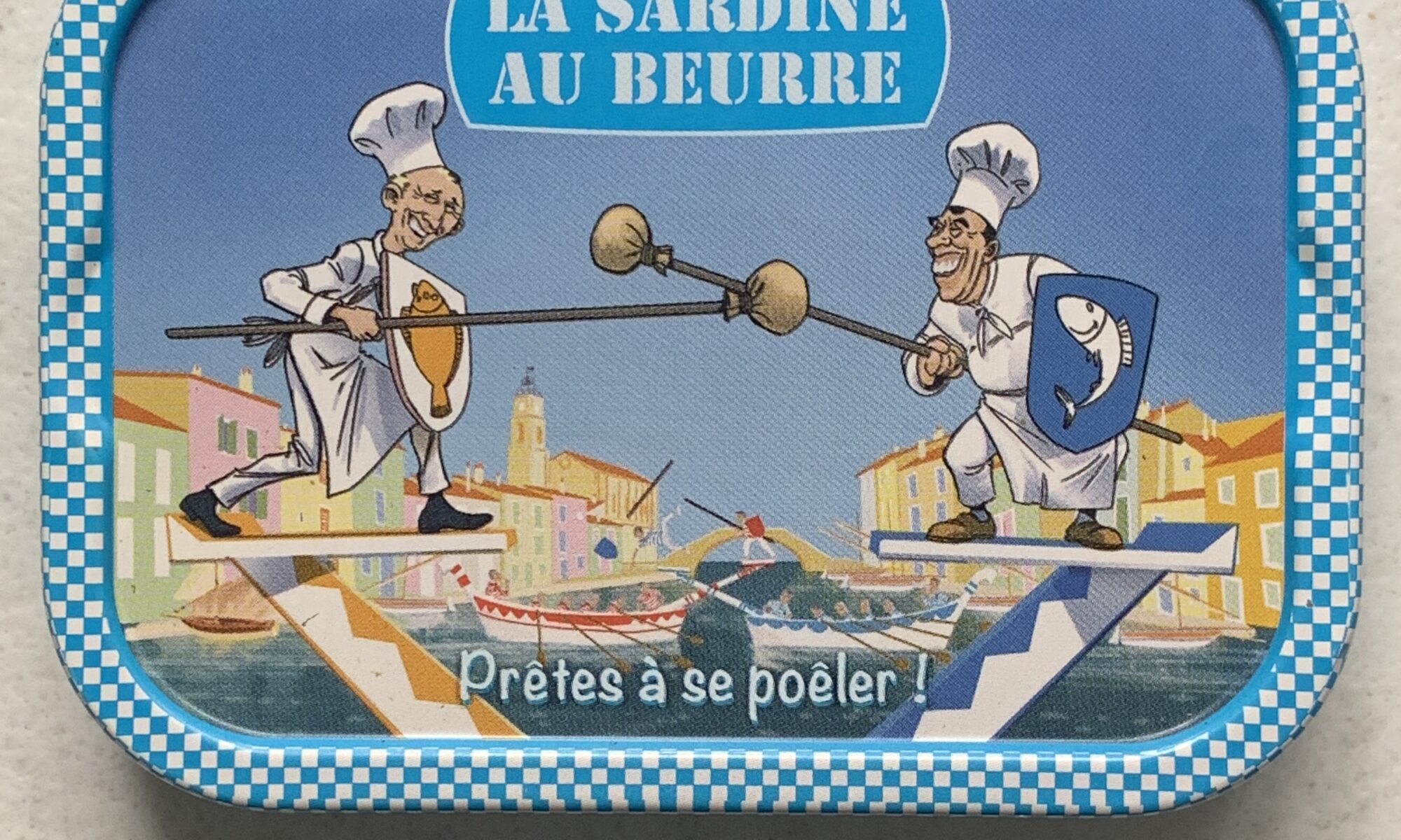 Image of the front of a tin of Ferrigno La Bonne Mer La Sardines in Butter with Fleur de Sel from Camargue