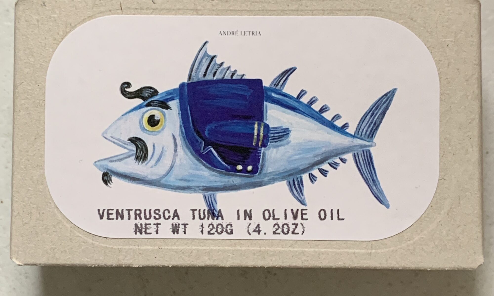 Image of the front of a package of José Gourmet Ventresca of Yellowfin Tuna in Olive Oil