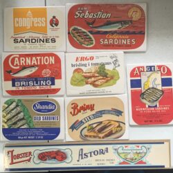 Vintage Sardine Labels