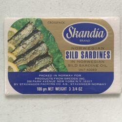 Image of a Vintage Sardine Label - Skandia