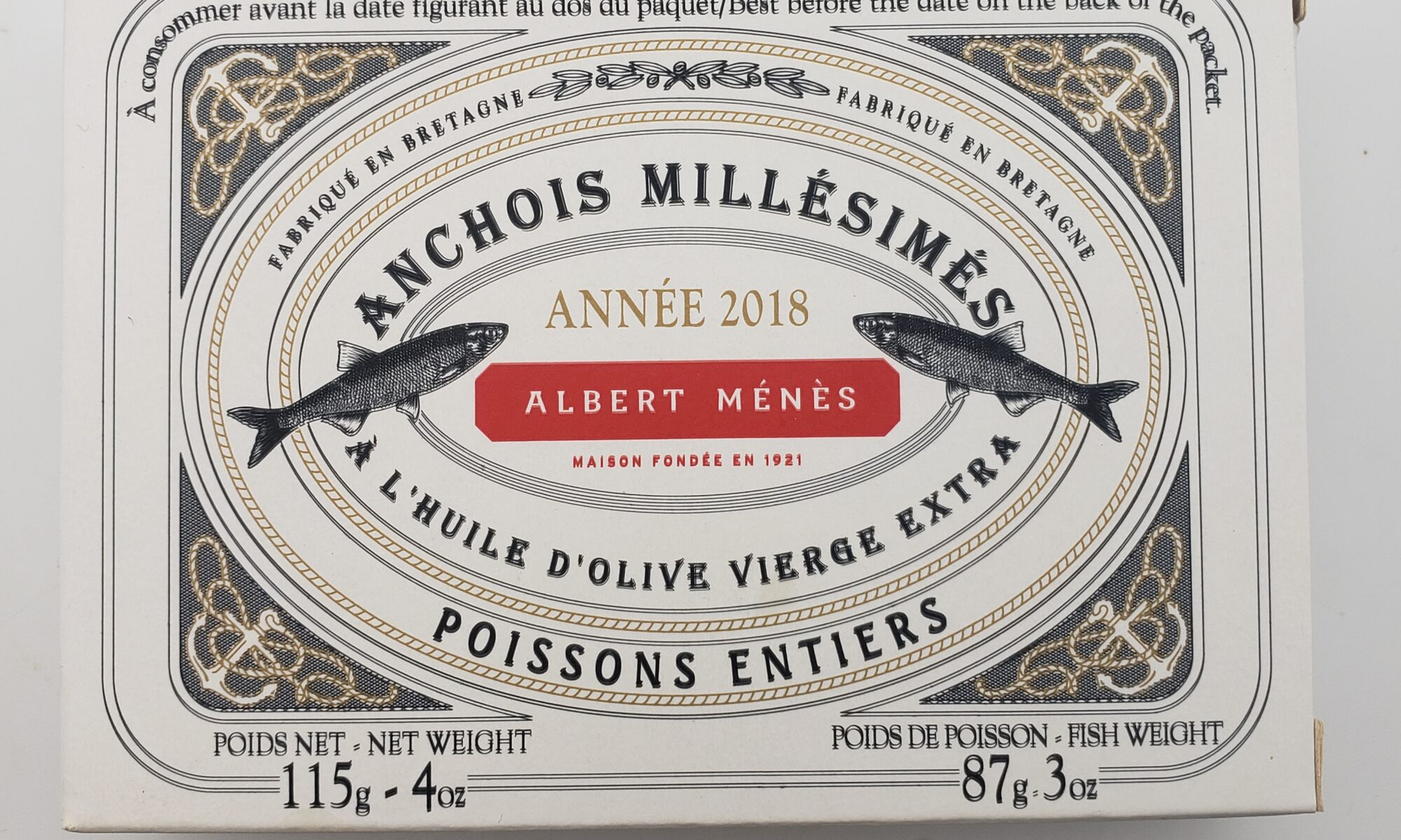 Image of Albert Menes vintage anchovies