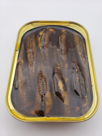 Image of ALbert Menes vintage anchovies opened tin