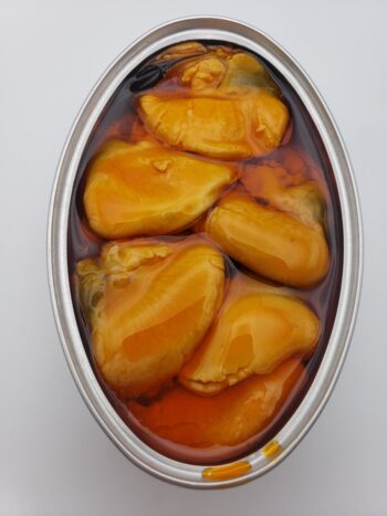 Image of Conservas de Cambados mussels 4/6 open tin
