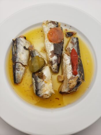Image of Pinhais spiced sardines on plate