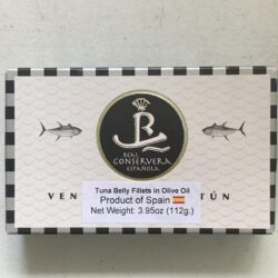 Image of the front of a package of Real Conservera Ventresca of Yellowfin Tuna