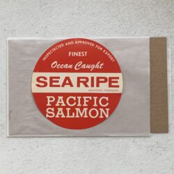 Image of a Vintage Seafood Label - Sea Ripe Pacific Salmon