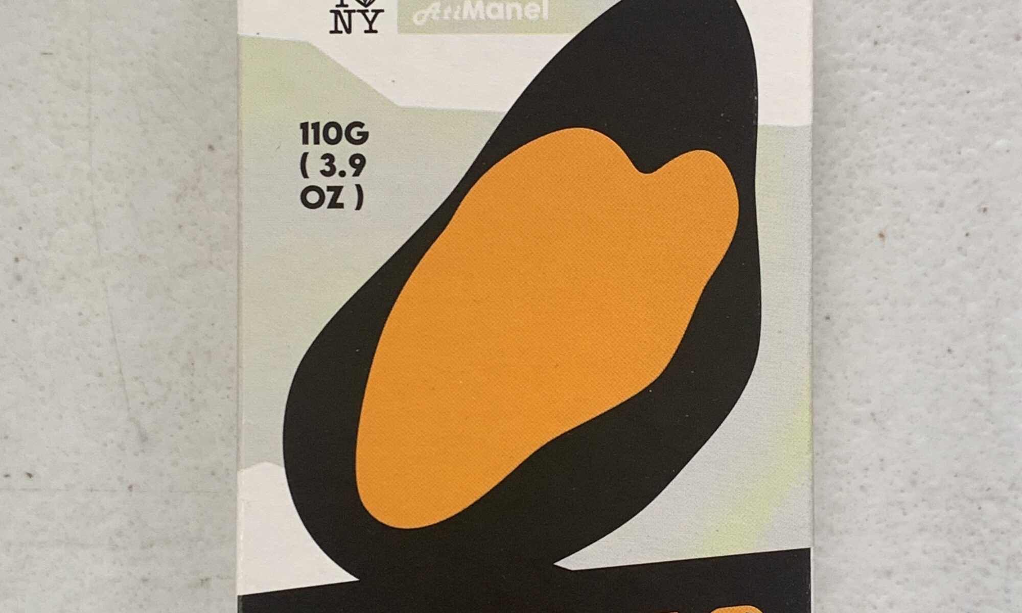 Image of the front of a package of Ati Manel Mussels in Escabeche